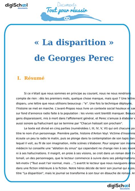 PDF georges perec la disparition PDF Télécharger Download