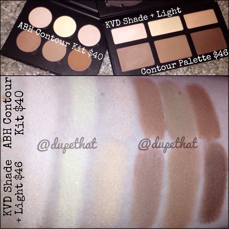 Dupethat: Kat Von D Shade + Light Contour Palette Dupes