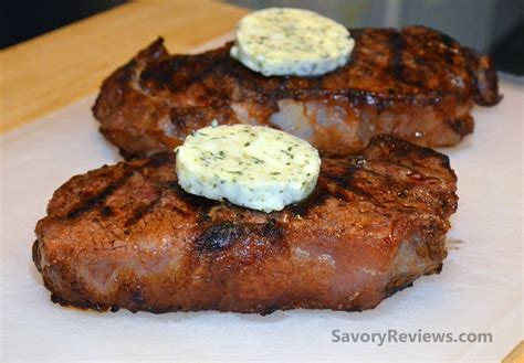 Garlic Herb Compound Butter - Steak Butter - SavoryReviews