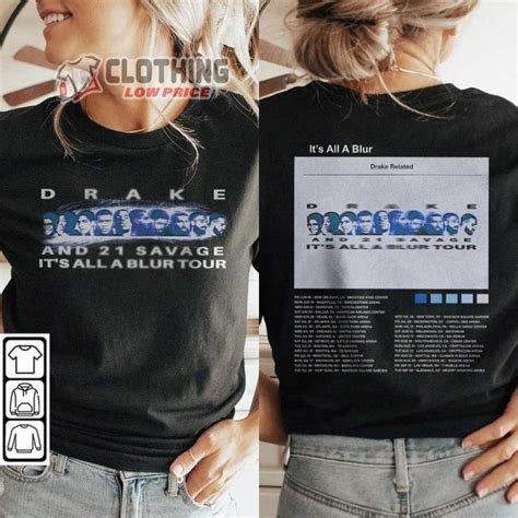 Drake It's All A Blur Tour Dates 2023 Merch, Vintage 21 Savage Sweatshirt, Drake Vintage 90S ...