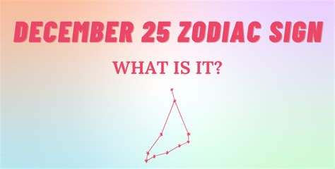 December 25 Zodiac Sign Explained | So Syncd