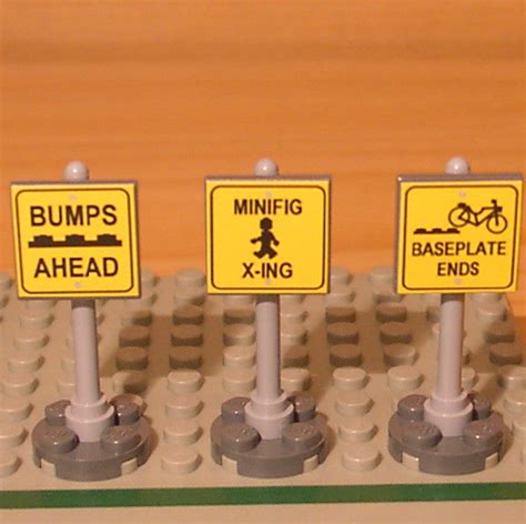 Dan's Custom Traffic Signs (for your LEGO town) – DADVENTUREDAN