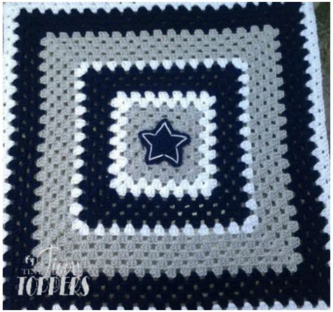 Handmade crocheted dallas cowboys baby blanket by TinyTippyToppers, $60 ...