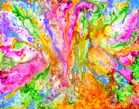 Luscious Colorful Modern Abstract With Pastel Shades (2016) Acrylic ...