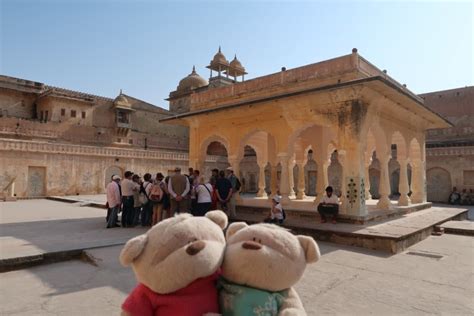 Pavilion in the centre of Palace of Raja Man Singh Amber Fort Jaipur