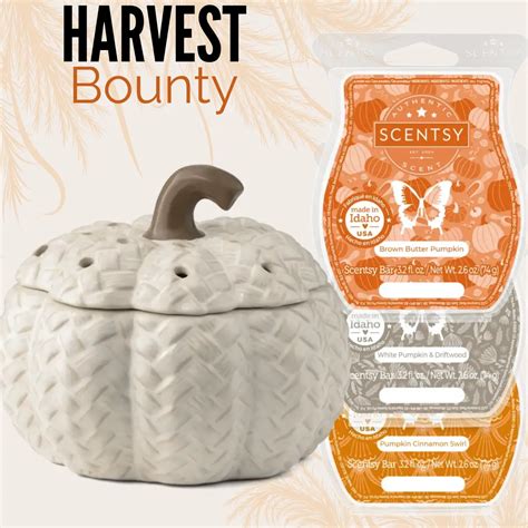 Harvest Bounty Scentsy Warmer Bundle