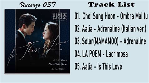 [Full Album] 빈센조 OST / Vincenzo OST part 1-5 - YouTube