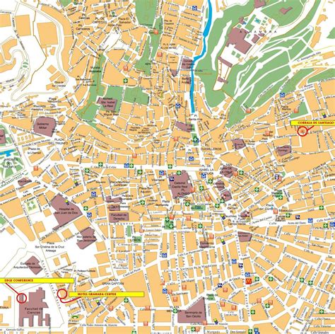 Granada Tourist Map - Granada Spain • mappery