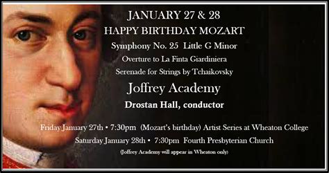 2017 Mozart Birthday Concerts | Camerata Chicago