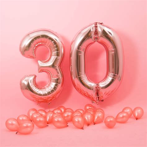 happy 30th birthday balloons by bubblegum balloons | notonthehighstreet.com