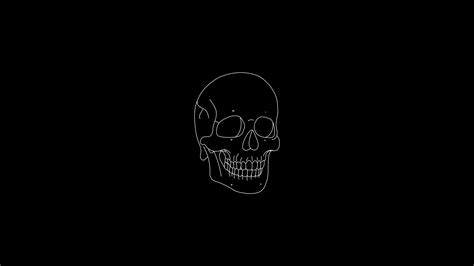 1920x1080 Skull Light Minimal 4k Laptop Full HD 1080P ,HD 4k Wallpapers,Images,Backgrounds ...