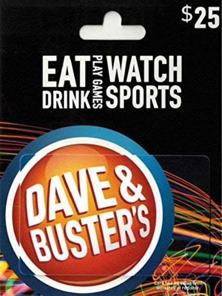 Dave & Buster's Gift Card | Dave & busters, Busters, Christmas gift card holders