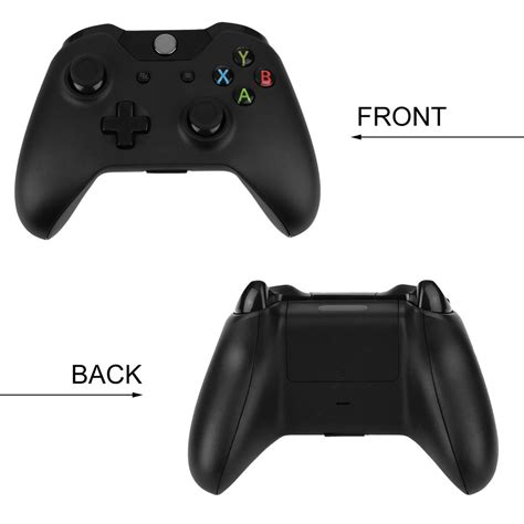 2.4GHz Wireless Gamepad for Xbox One Microsoft PC Black