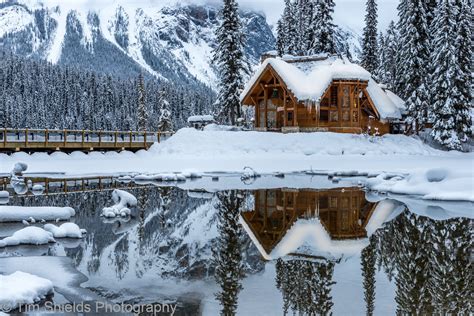 Emerald Lake in Winter