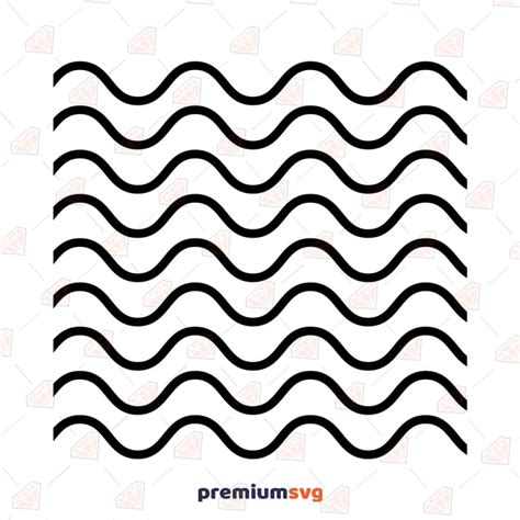 Wave Line SVG, Waves Zigzag SVG Pattern | PremiumSVG