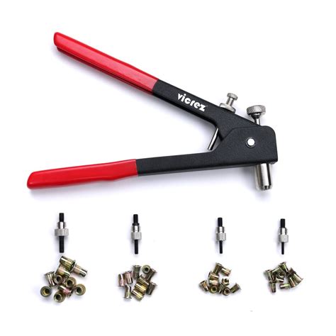 Vicrez vzt109 Rivet Gun Nut Tool w/ Threaded Insert Riveter Kit