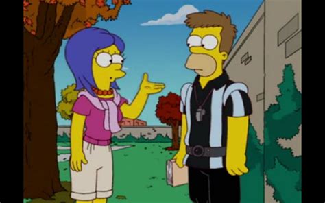 Young Homer and Marge at High School | Simpsons art, The simpsons show, Homer and marge