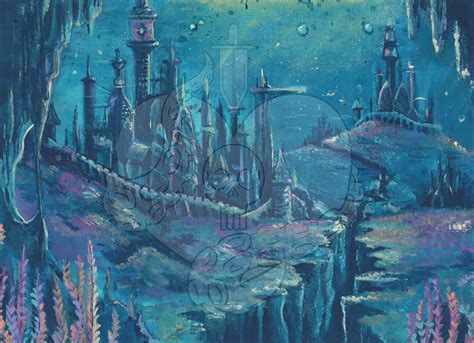 Underwater Sci Fi City Concept Art