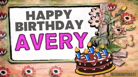 Happy Birthday AVERY gif images | Birthday Greeting | birthday.kim