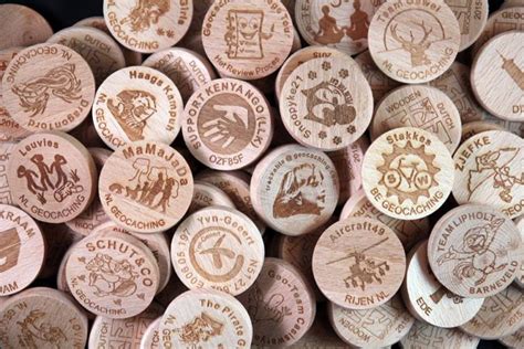 Woodies: wooden coins voor de verzamelliefhebber - Geocachen.nl blog