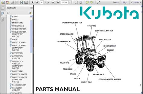 Kubota Tractor Parts Manual Catalogs - Agri Parts Manuals and Catalogs