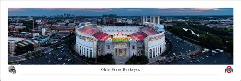 Ohio State Buckeyes "Aerial" at Ohio Stadium Panoramic Poster - the ...