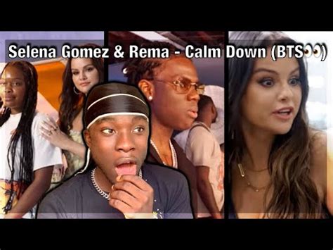 REMA & SELENA GOMEZ Behind The Scenes of the Calm Down Music Video ...