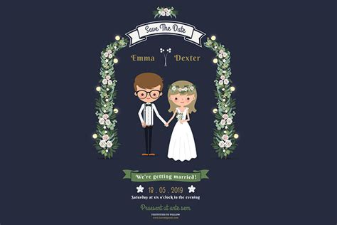 10 Super Adorable Cartoon Wedding Invitations For The Fun Loving Couple