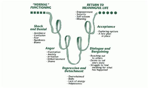 Five Stages of Grief | Grief counseling, Grief therapy, Stages of grief