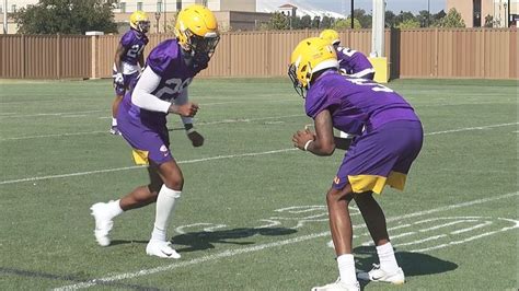 LSU football hits the practice field for their second day of work