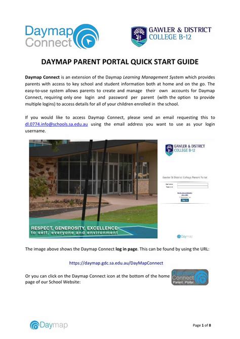 (PDF) DAYMAP PARENT PORTAL QUICK START GUIDE€¦ · DAYMAP PARENT PORTAL ...