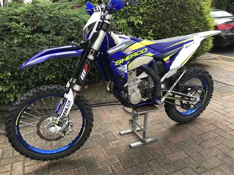 2016 Sherco 450 SER-F Factory | Cool dirt bikes, Dirtbikes, Motocross