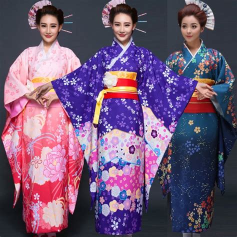 Party Anime Cosplay Cotume Japanese Kimono Women Yukata Traditional ...