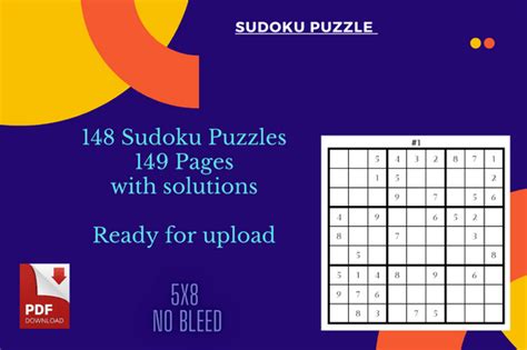 Sudoku Puzzle Activity and Solutions Graphic by RISE · Creative Fabrica