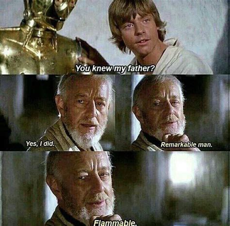 Obi-Wan recounts the Comedy Central Roast of Anakin Skywalker (Colorized, 1977) : r/OTMemes