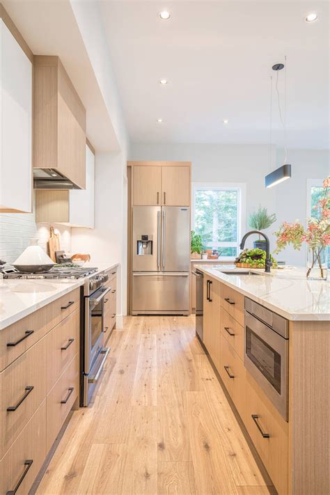 Houzz - RG Design - Vancouver Home | Scandinavian kitchen design, Modern oak kitchen, Modern kitchen