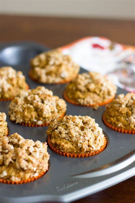 Pumpkin Spice Oatmeal Muffins : Kendra's Treats