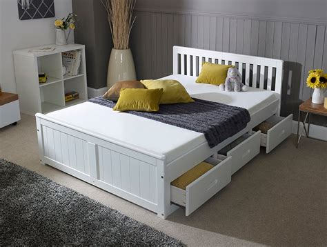 Double Mission Bed - Bristol Beds - Divan beds, pine beds, bunk beds ...