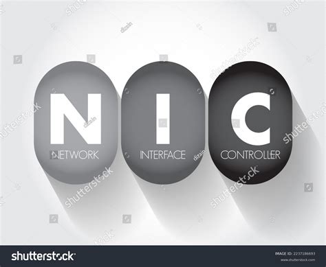 Nic Network Interface Controller Computer Hardware Stock Illustration ...