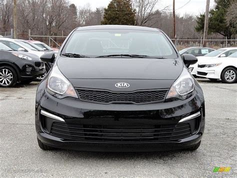 2017 Aurora Black Kia Rio LX Sedan #118731999 Photo #2 | GTCarLot.com - Car Color Galleries