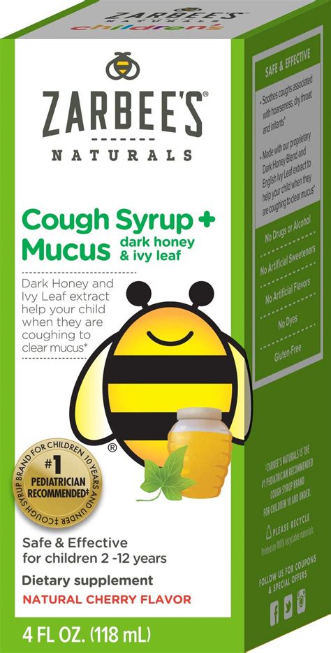 Buy Zarbee's Children's + Mucus Daytime, Cherry 4oz Online at desertcartINDIA