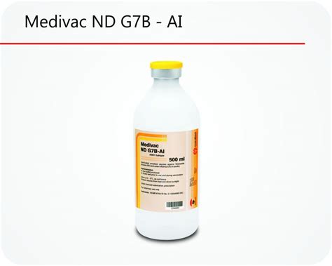 Medivac ND G7B- AI Subtype H5N1 - PT Medion Ardhika Bhakti