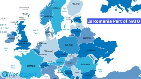 Where is Romania in Europe, Is Romania in NATO and EU