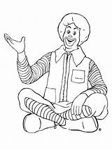 Ronald McDonald coloring Pages sketch template