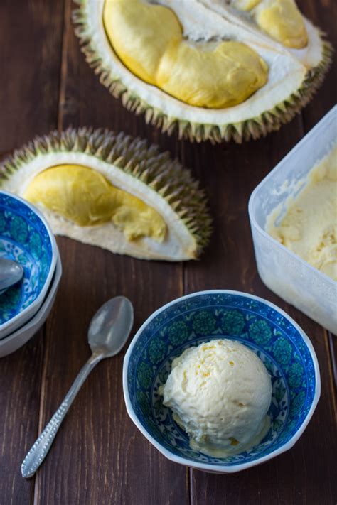 No-Churn Durian Ice Cream - Wok & Skillet