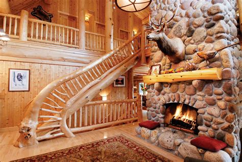 Silver Creek Lodge - Custom Log Lodge | Timber Wolf Handcrafted Log Homes