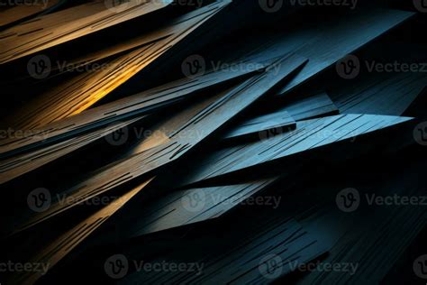 abstract 3d wallpaper with black and blue colors generative ai 32124903 Stock Photo at Vecteezy