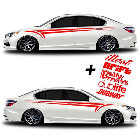 Car graphic 338 Race stripe +Free Decals | shinegraffix.com