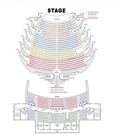 Broadway Theatre League Seating Charts & Views