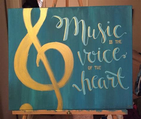 Custom 20x24 Canvas Quote Art Hand-painted Calligraphy - Etsy | Music ...